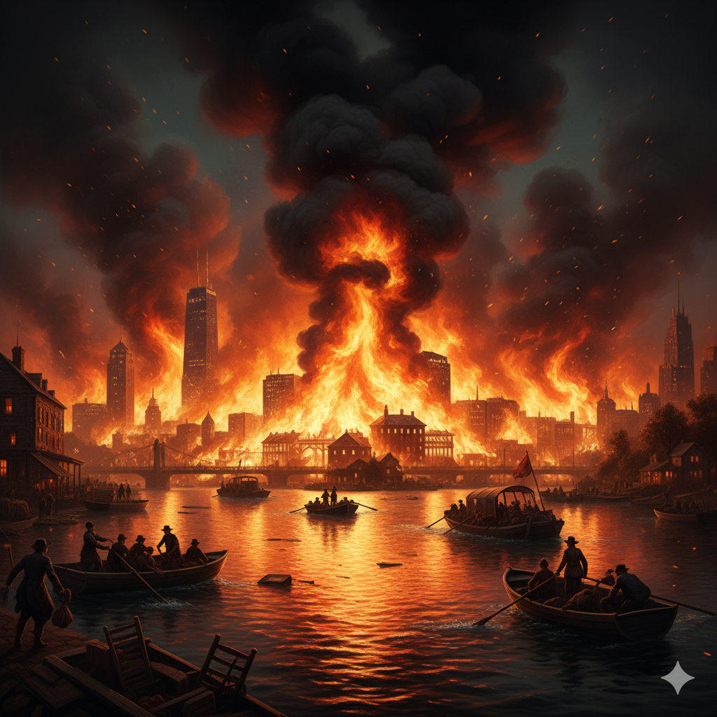 Desastres bizarros como el Gran Incendio de Chicago que cambiaron la historia